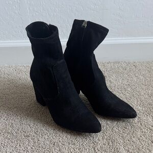 Steve Madden Black Heeled Boots